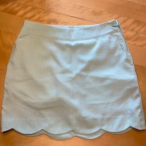 Vineyard Vines seersucker golf skirt